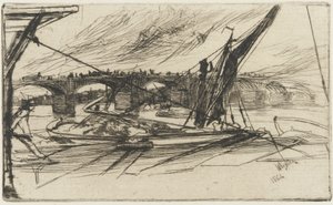 Vauxhall Bridge by James Abbott McNeill Whistler